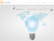 Tablet Screenshot of leadsgen.asia